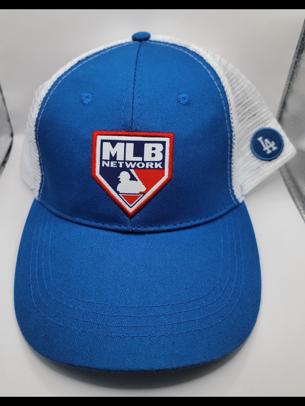 MLB Network Los Angeles Dodgers Blue & White Mesh Trucker Hat